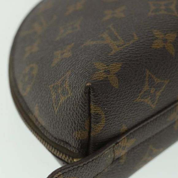 LOUIS VUITTON Monogram Trousse Demi Ronde Cosmetic Pouch M47520 LV Auth yk8915 - Picture 14 of 16